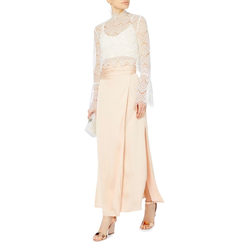 NICHOLAS Bell Sleeve Eyelet Top NWOT